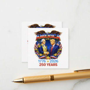 250 år Amerika Jubileum 250-årsjubileum Tilläggskort