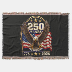 250 år Amerika Jubileum 250:e Filt