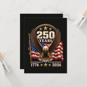 250 år Amerika jubileum 250:e Inbjudningar