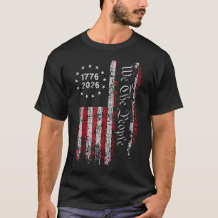 250 år Amerika Jubileum 250:e självständigheten T Shirt