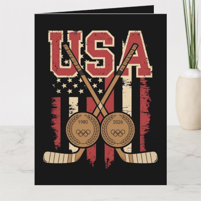 250 år Amerika jubileum Kort (Framsida)