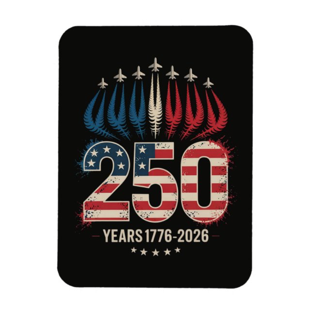 250 år Amerika jubileum Magnet (Vertikal)
