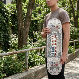250 år Amerika Semi-kvartssekelsjubileum Mini Skateboard Bräda 18,5 Cm