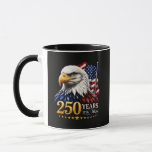 250 år amerikansk 250-årsjubileum Patriotisk USA Mugg
