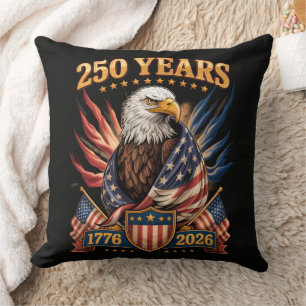 250 år amerikansk 250-årsjubileum Usa patriotisk Kudde