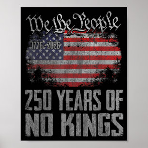 250 år amerikansk 250-årsjubileum USA patriotisk Poster