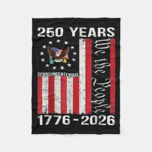 250 år amerikansk 250-årsjubileum usa us flagga 4 fleecefilt