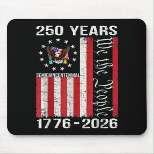 250 år amerikansk 250-årsjubileum usa us flagga 4 musmatta