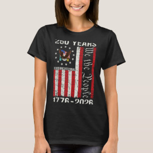 250 år amerikansk 250-årsjubileum usa us flagga 4 t shirt