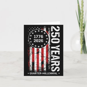 250 år Amerikansk 250-årsjubileumsflagga USA Kort