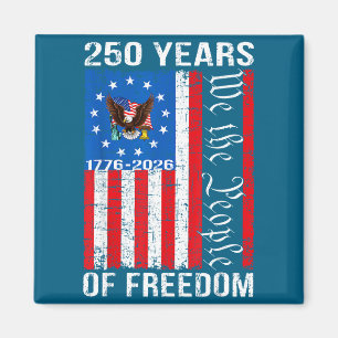 250 år amerikansk årsdag 250-årsjubileum usa us fl magnet