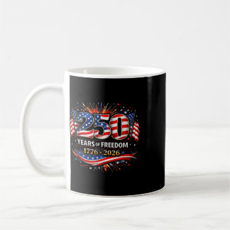 250 år amerikansk flagga 1776-2026 250-årsdag 4 kaffemugg