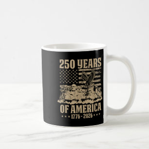 250 år amerikansk flagga 1776-2026 250-årsdag kaffemugg