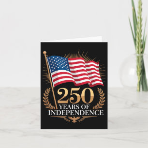 250 år amerikansk flagga usa 250-årsjubileum  kort