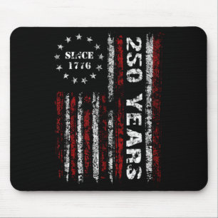 250 år amerikanska 1776 2026 250-årsjubileum usa musmatta