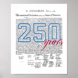 250 år Amerikanska årsdagen 250:e självständighets Poster