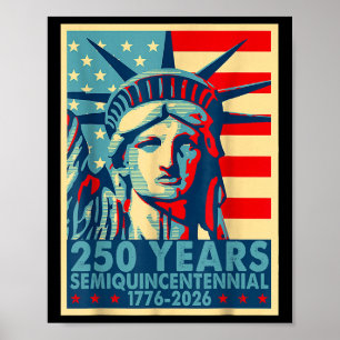 250 år Amerikanska årsdagen 4 juli i år Poster