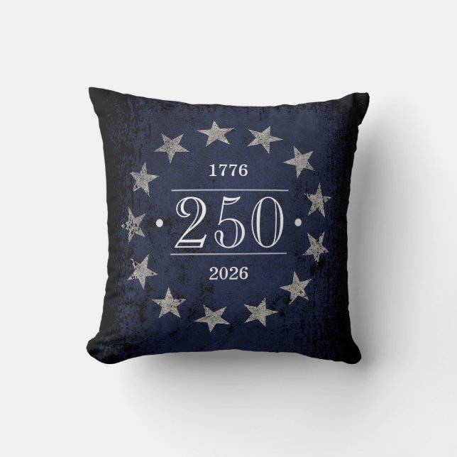 250 år Anpassningsbar Amerikansk Flagga 2-sidig Kudde (Framsida)
