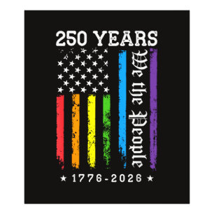 250 år av amerikansk 250-årsjubileum US HBT F Fototryck