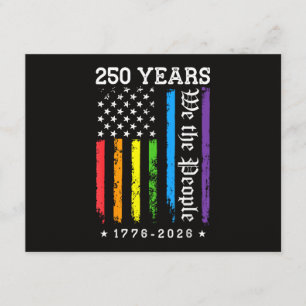 250 år av amerikansk 250-årsjubileum US HBT F Tilläggskort