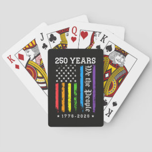 250 år av amerikansk 250-årsjubileum US HBT Fr Casinokort