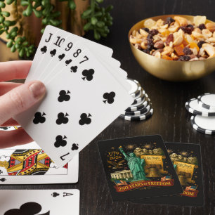 250 år av amerikansk frihet casinokort