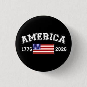 250 år av amerikansk självständighet 1776 2026 knapp