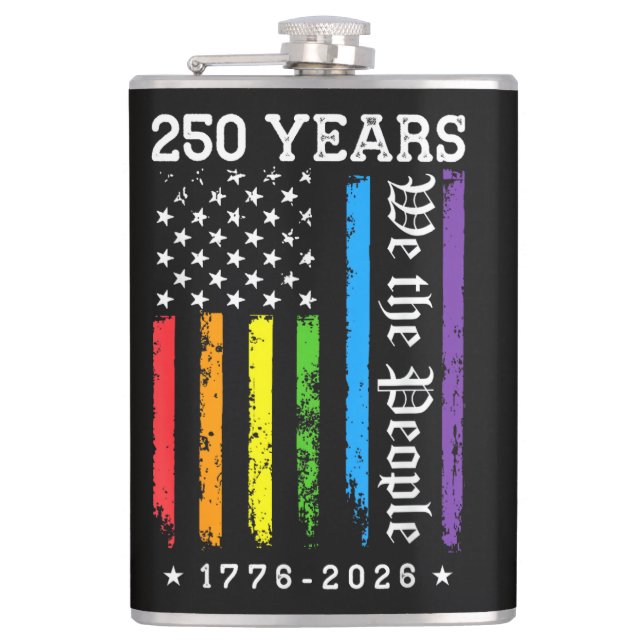 250 år av amerikanska 250-årsjubileum US HBT-fö Fickplunta (Framsidan)