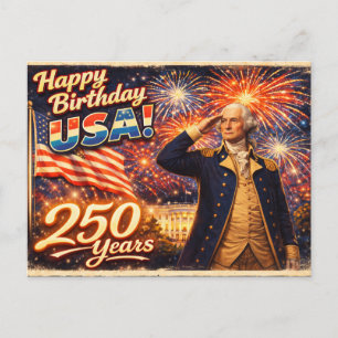 250 år av excellens & självständighet Washington Vykort