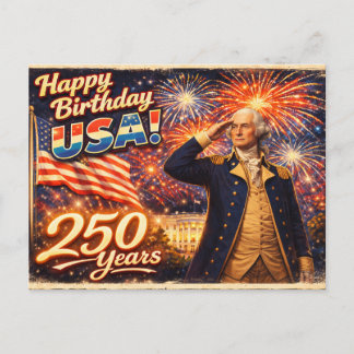 250 år av excellens & självständighet Washington Vykort