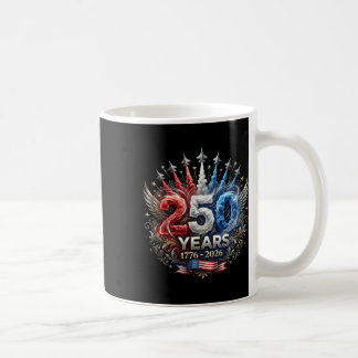 250 år av frihet 1776 2026 Patriotisk amerikansk l Kaffemugg