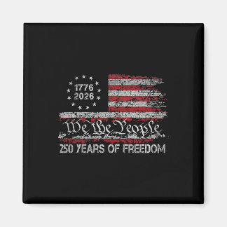 250 år av frihet 1776 2026 Usa Flagga 250-årsdag Magnet