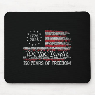 250 år av frihet 1776 2026 Usa Flagga 250-årsjubil Musmatta