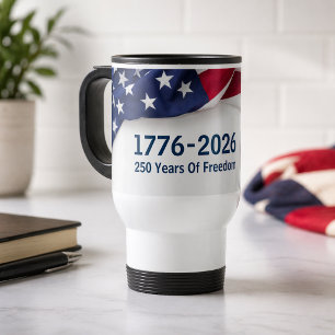250 År Av Frihet 1776 Amerikansk Flagga Resemugg