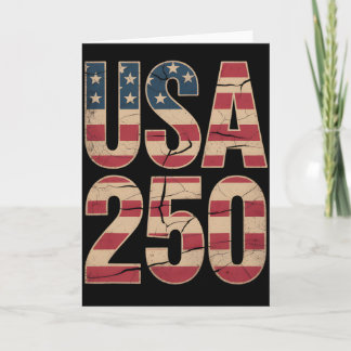 250 år av frihet amerikansk 1776–2026 patriotisk kort