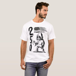 250 år av frihet Funny Eagle 4 juli 2026 T Shirt