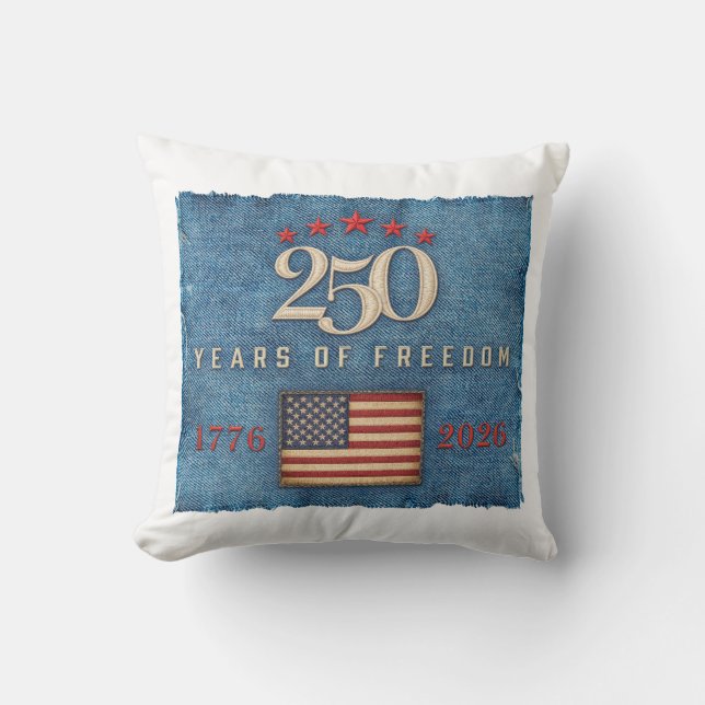 250 år av frihet - Kuddslips Kudde (Framsida)