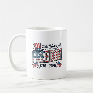 250 år av frihet patriotisk jubileumsskjorta_1 kaffemugg
