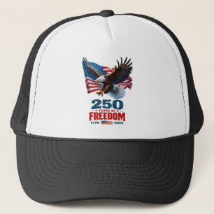 250 år av frihet Patriotisk örn Amerikansk flagga Keps
