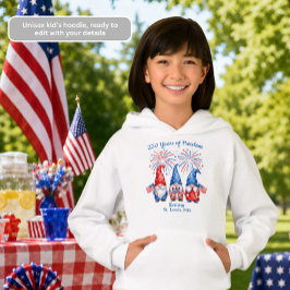 250 år av frihet Patriotiska Tomtar Barn T Shirt