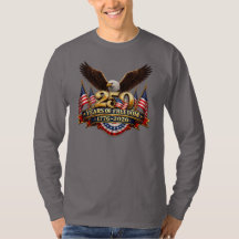 250 år av frihet självständighetsdag t-shirt
