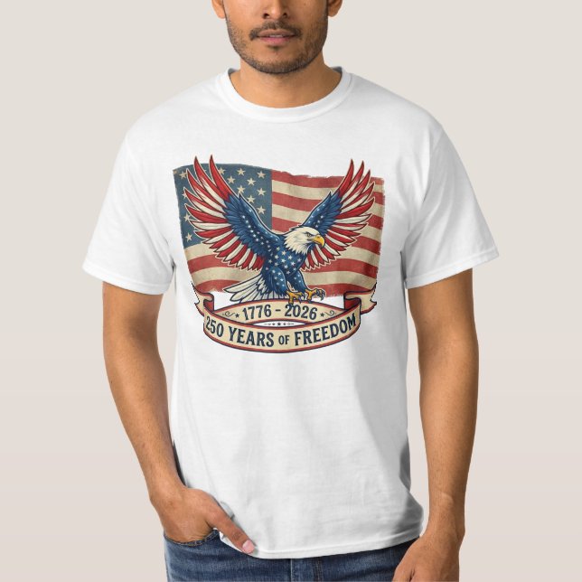 250 år av frihet t shirt (Framsida)