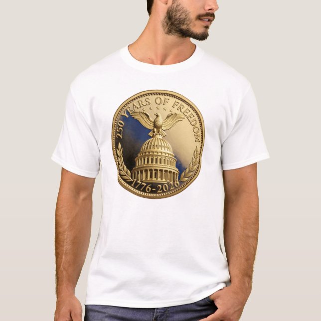250 år av frihet  t shirt (Framsida)