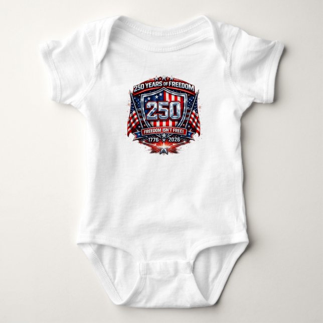 250 år av frihet T-shirt – Håll Amerika Stort  (Framsida)