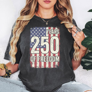 250 år av frihet USA-flagga T Shirt