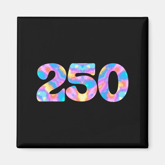 250 år av oberoende 250-årsjubileum juli magnet (Framsidan)