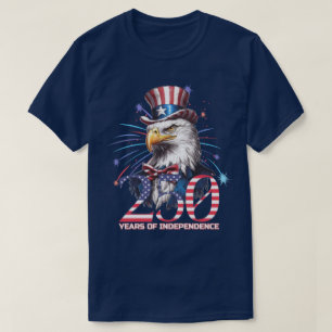 250 år av oberoende amerikansk örn t shirt