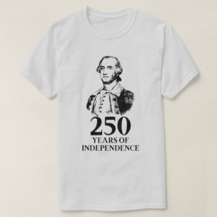 250 år av självständighet George Washington T Shirt