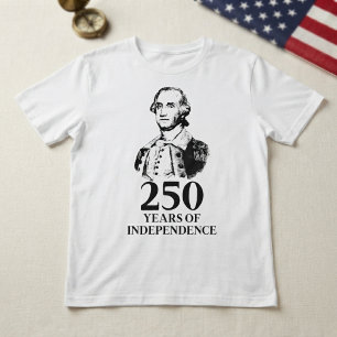 250 år av självständighet George Washington T Shirt