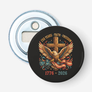 250 år av tro och frihet Patriotisk örn Flasköppnare
